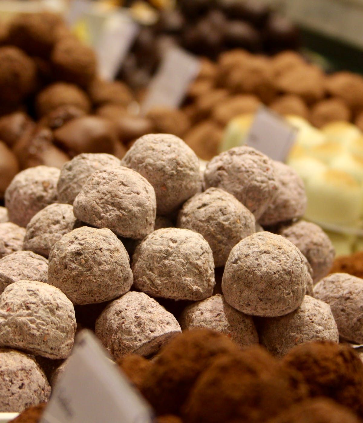 close-up of truffles in Barcelona