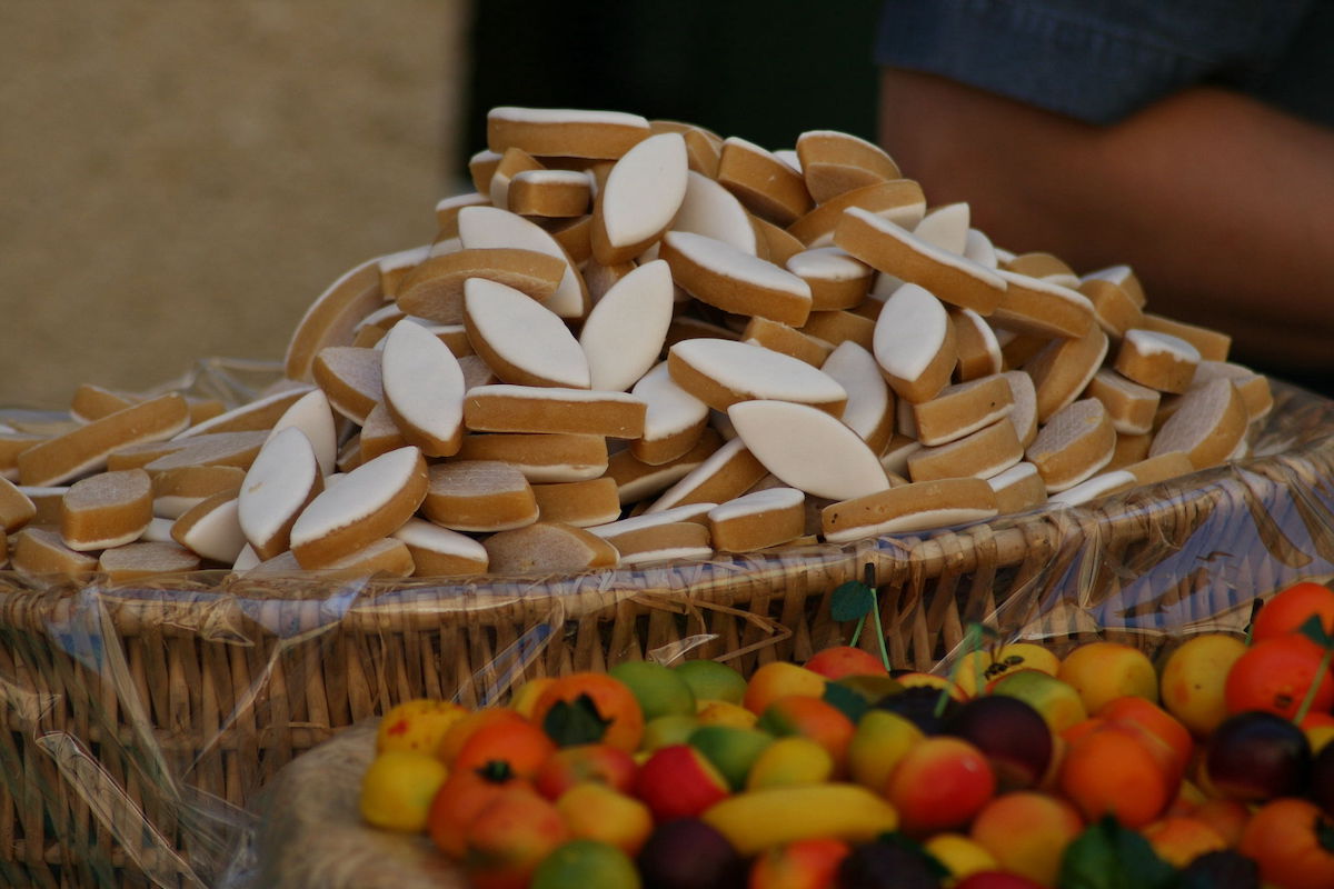 calissons typical french christmas foods