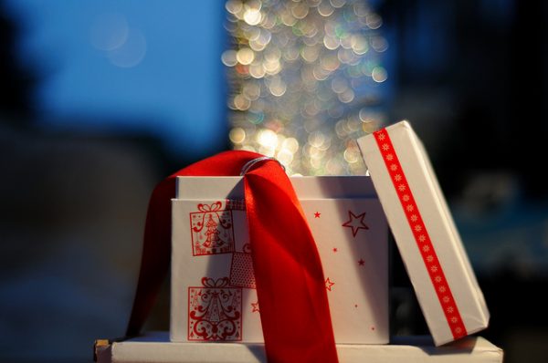 Christmas gift box in Seville