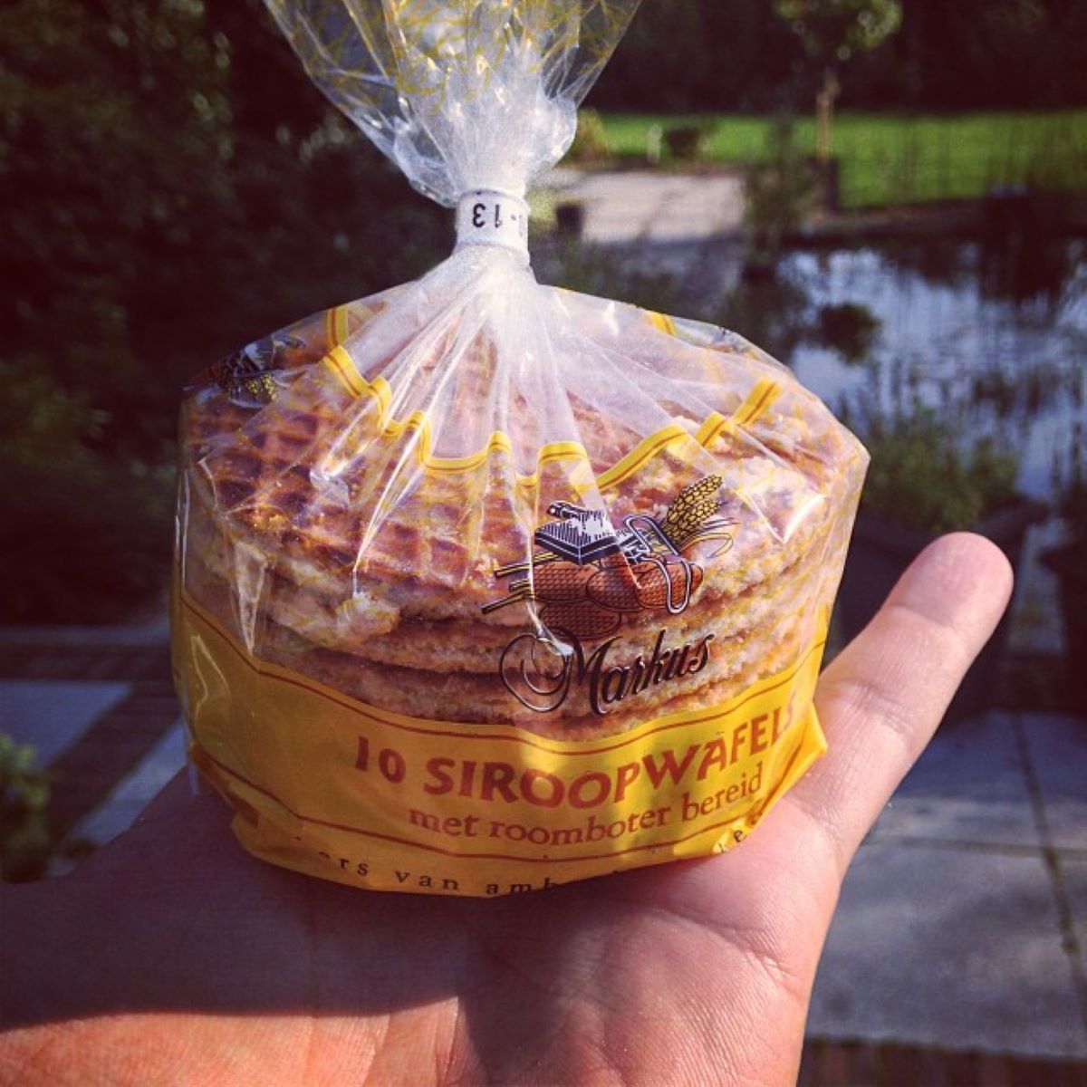 packaged stroopwafels from Markus's bakery