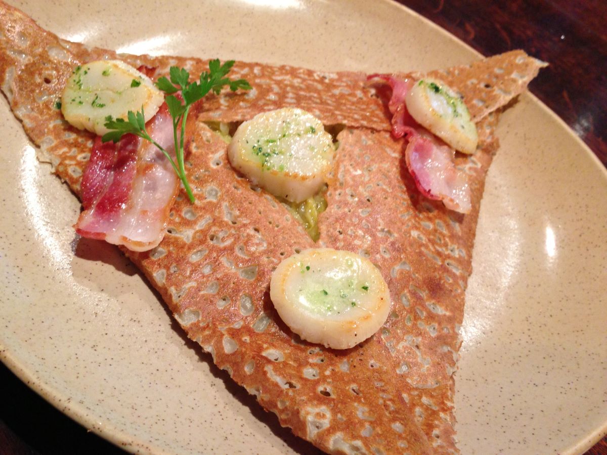 savory crepes in the Le Marais neighborhood