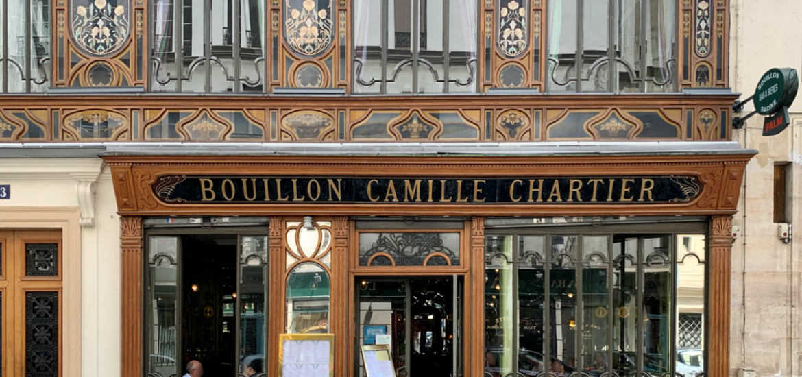 facade of Paris restaurant