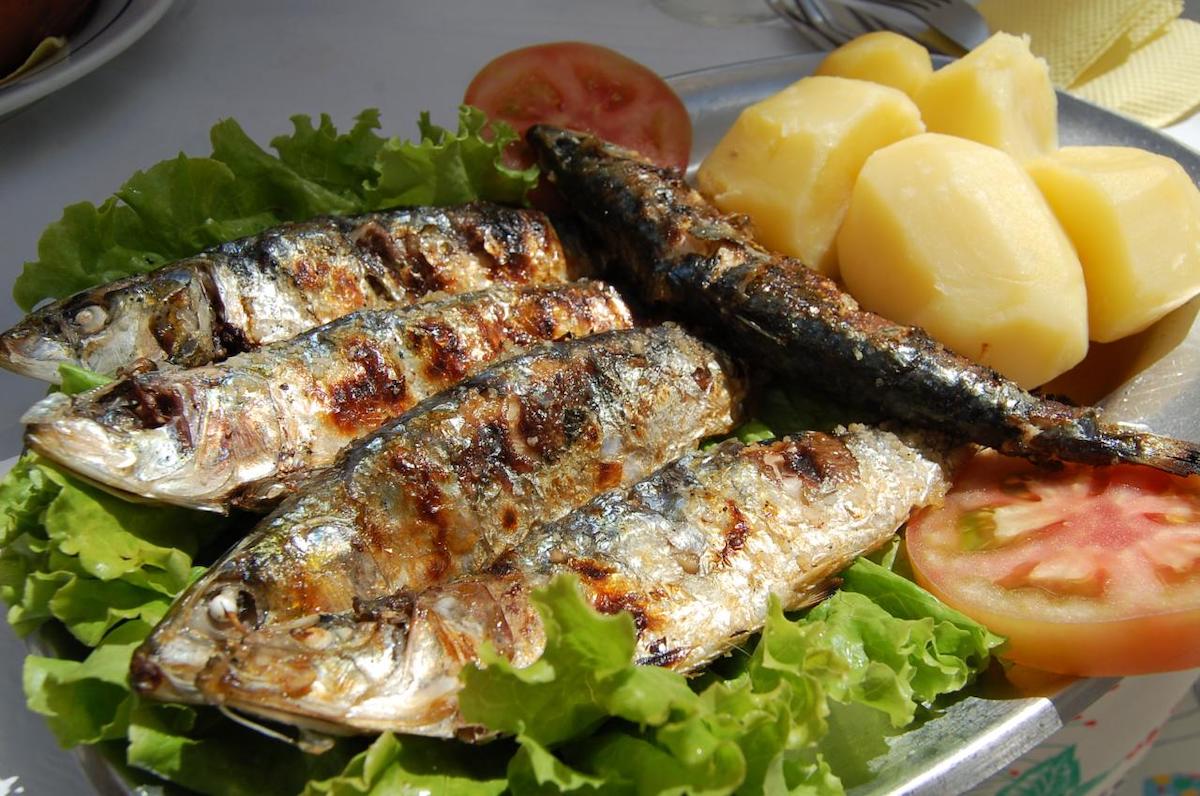 Grilled Sardines in Lisbon