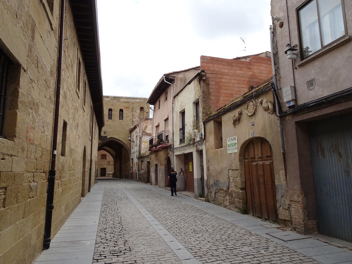 Santo Domingo de la Calzada, a street nearby the cathedral