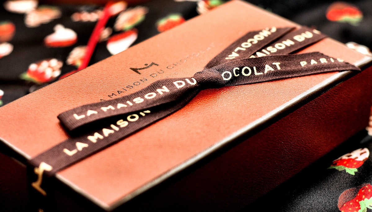 Box from La maison du chocolat