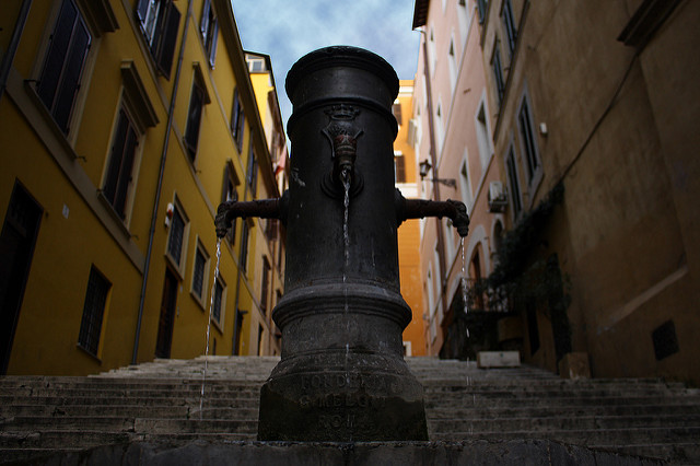 Enjoying a drink from one of the ubiquitous Nasone fountains is one of the most refreshing things to do in Rome.