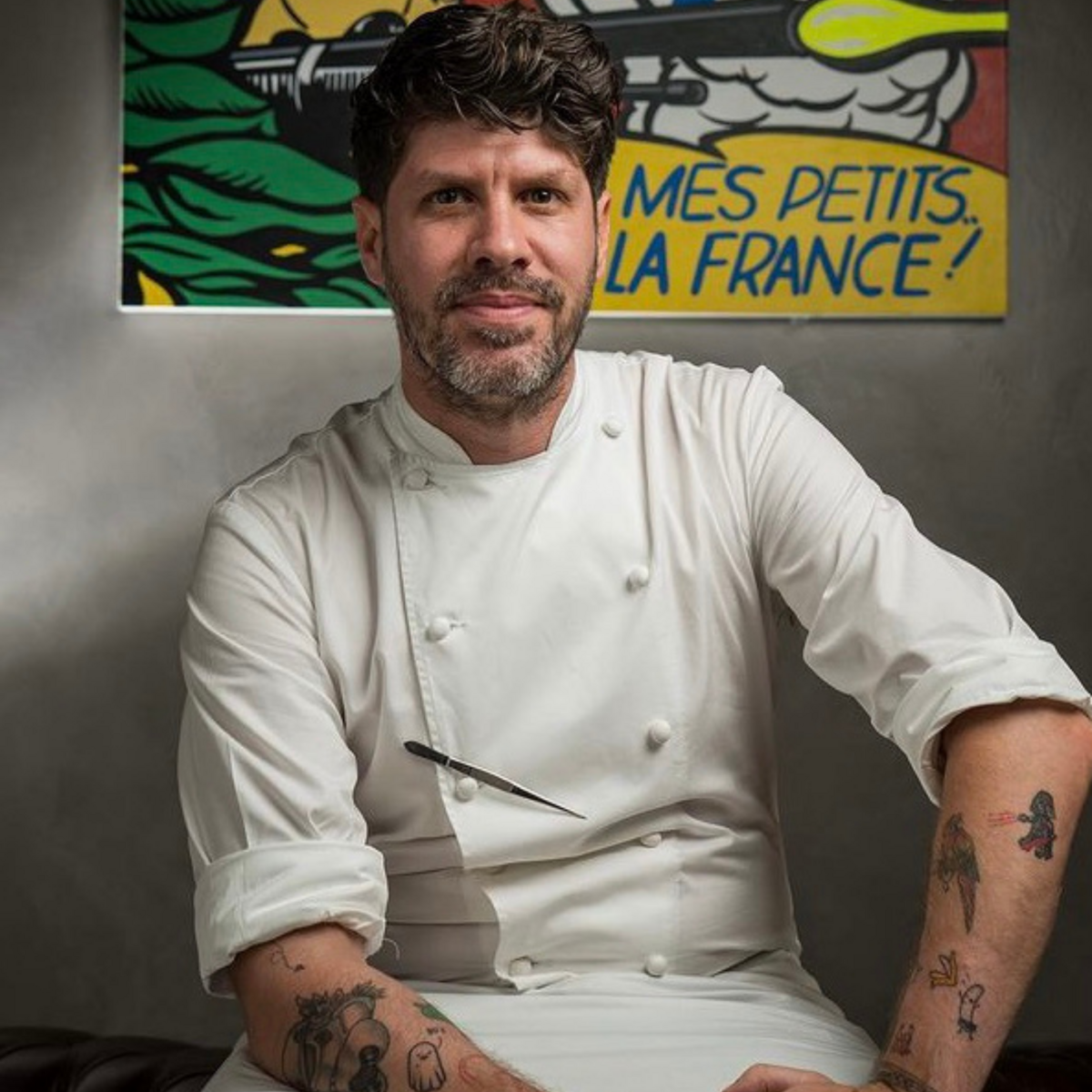 chef Paulo Airaudon posing for a portrait