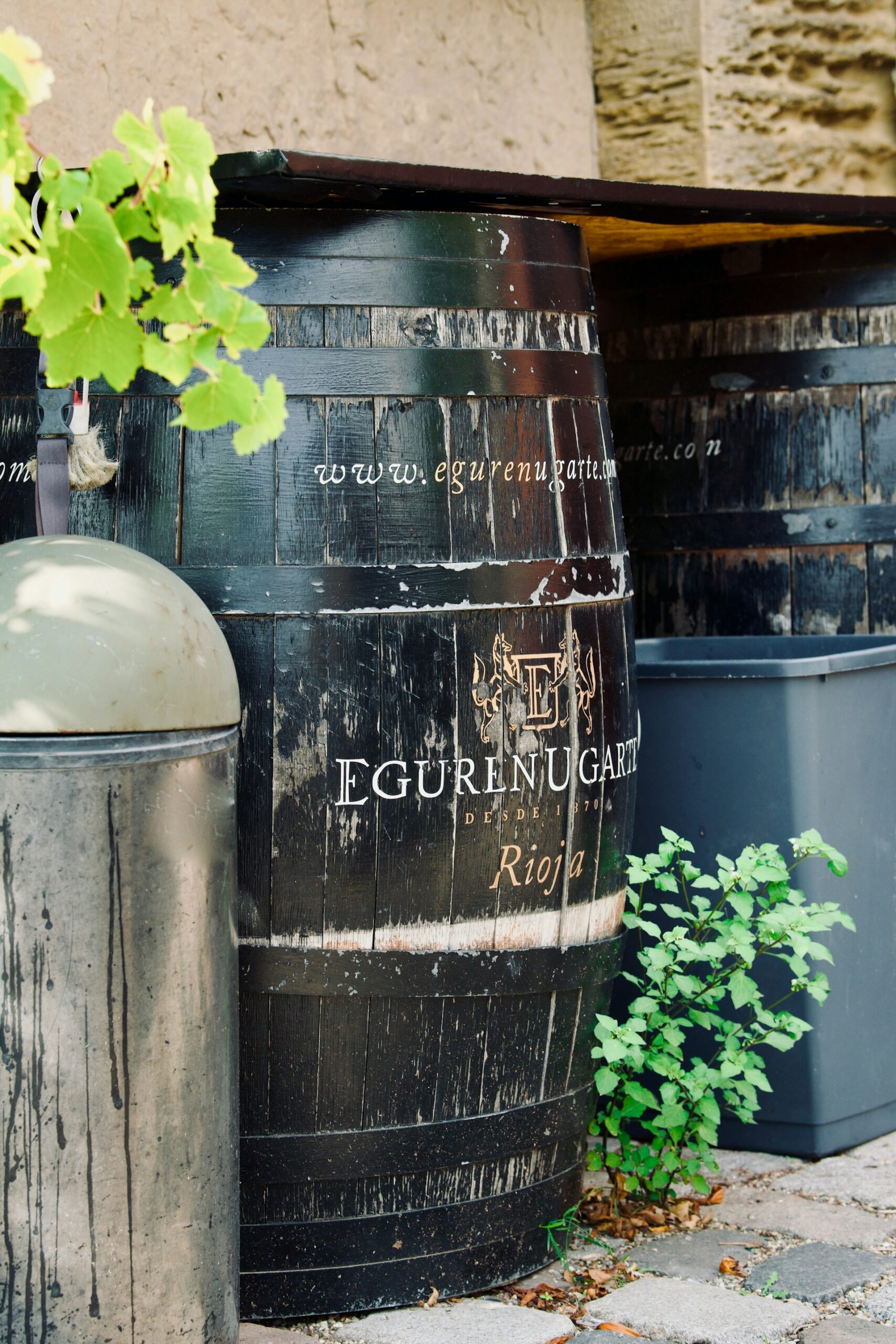 A wine barrel of Rioja Wine