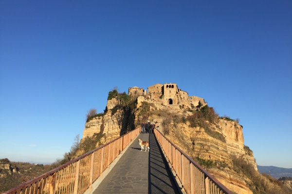 Pictured here is Civita di Bagnoregio, an easy day trip from Rome!