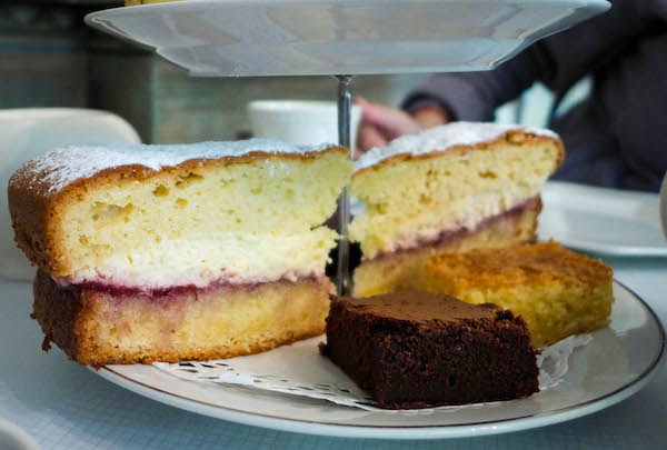 Pastries at afternoon tea