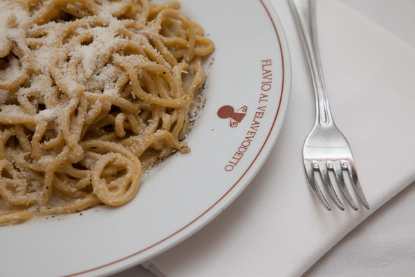 Velavevodetto is the best trattoria in Rome for cacio e pepe.