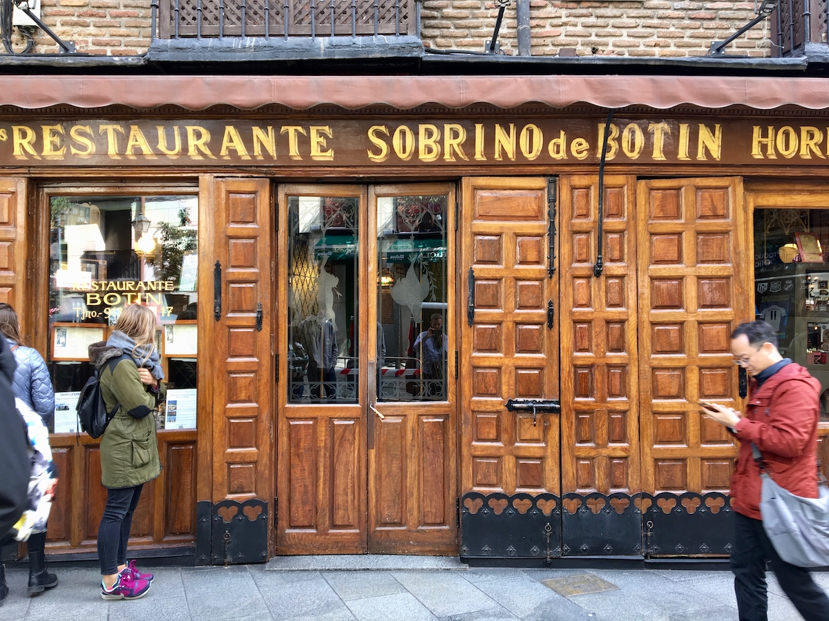 It's no wonder that one of the best restaurants in Madrid is also the world's oldest. Foodies can't miss the chance to grab a meal at Botín!