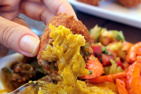 typical Brazilian dish in Bahia called acarajé