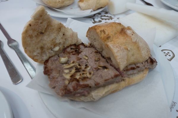 A bifana sandwich, the perfect way to eat like a local in Lisbon