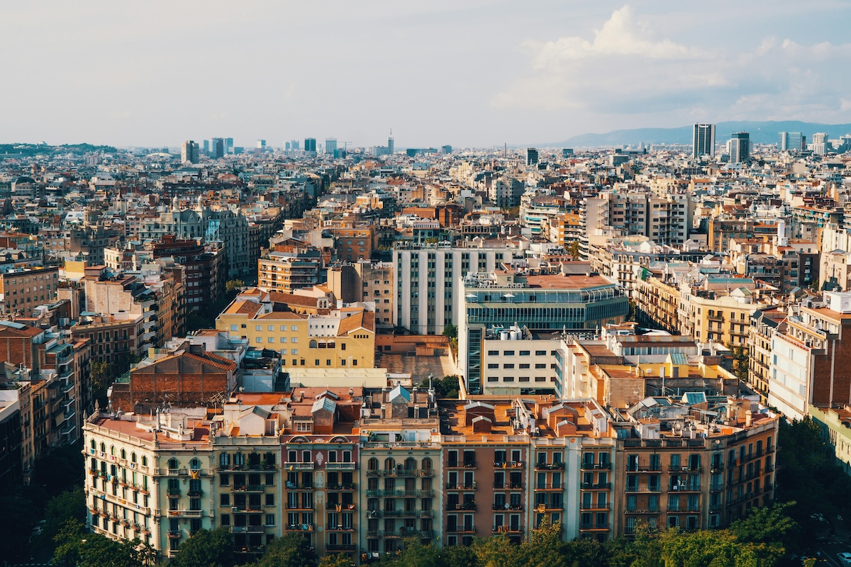 cityscape of barcelona
