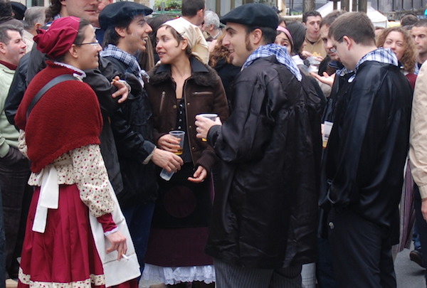 The feast of St. Thomas is one of our favorite festivals in San Sebastian. The city transforms into a giant market!