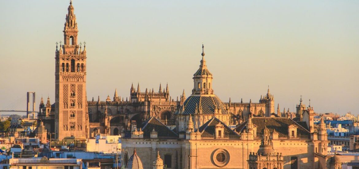 View of Seville's cathedral.