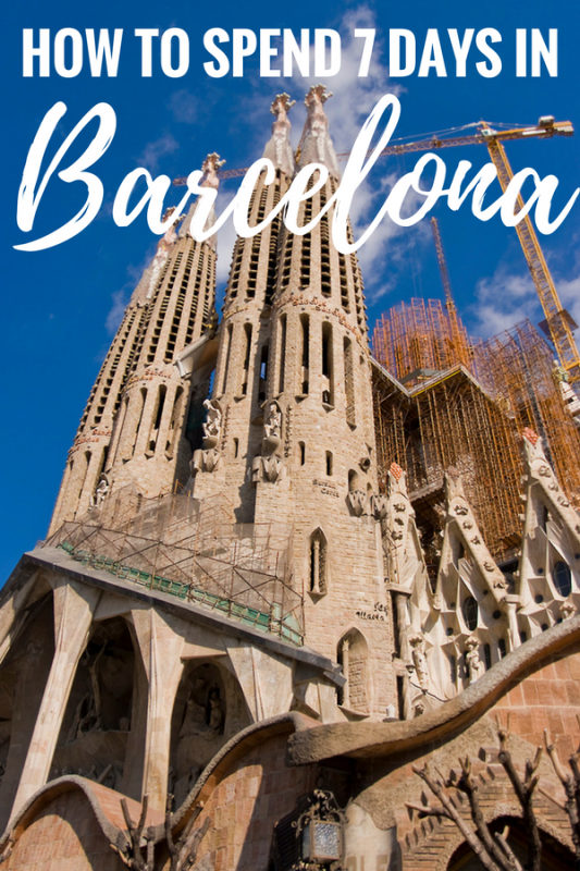 Get ready to spend an unforgettable 7 days in Barcelona! Here's your perfect itinerary.