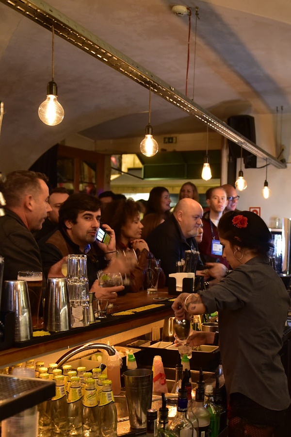 Busy bars are the centrepiece of Lisbon nightlife
