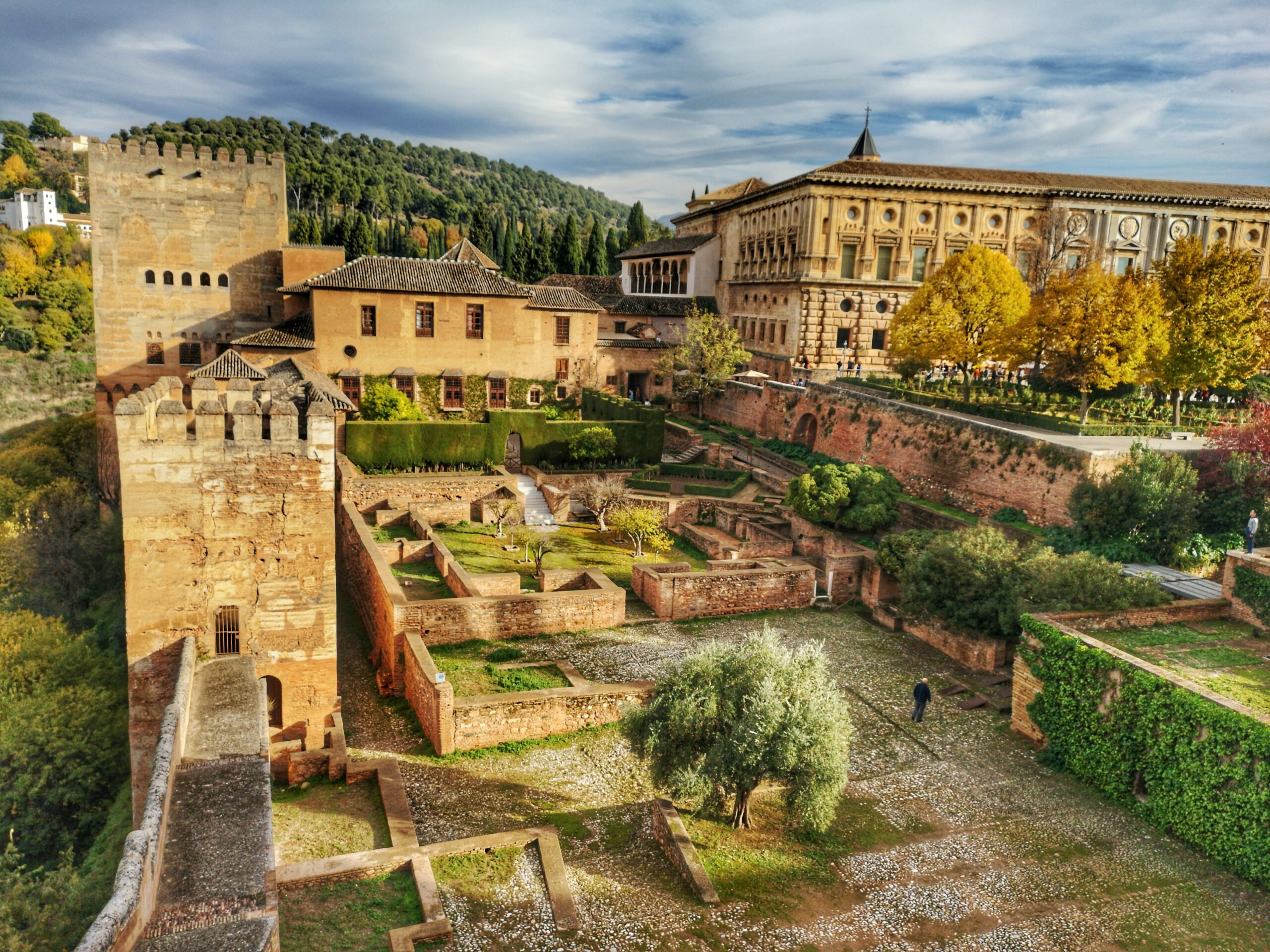 Gardens in La Alhambra