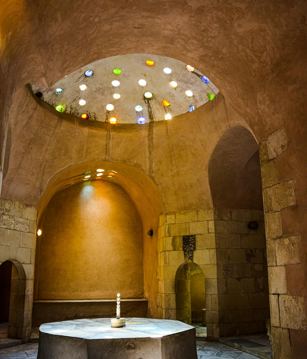 Interior of an ancient hammam.
