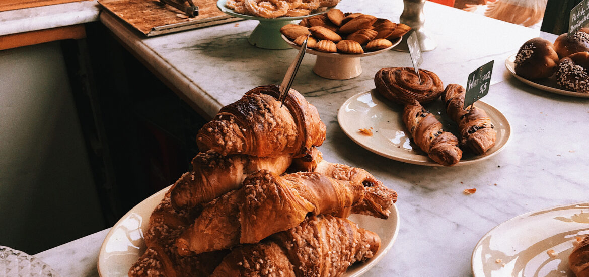 display of baked goods