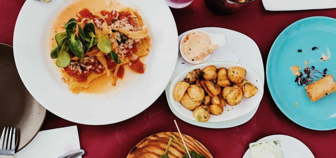 table with different dishes