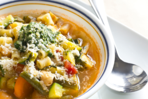 French Pistou Soup Recipe with Fresh Vegetables