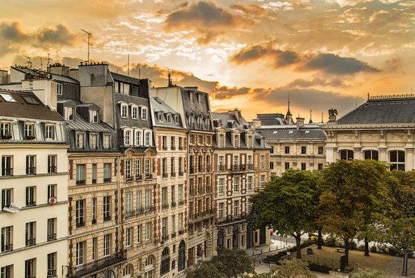 Place Dauphine square in Paris