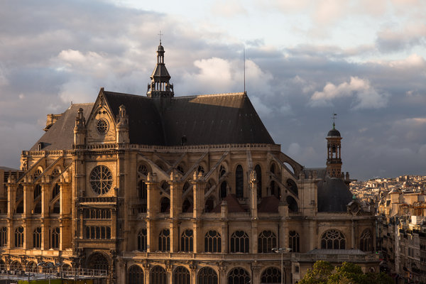 Saint Eustache church exterior, Paris