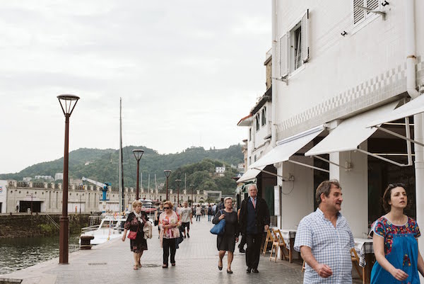 Arriving in San Sebastian