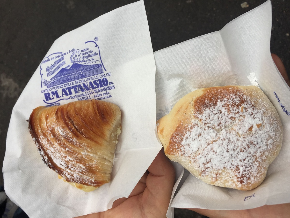 Sfogliatella ricca and frolla from Antol