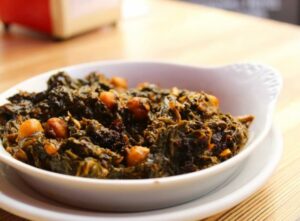 Espinacas con Garbanzos Recipe (Spinach and Chickpeas Stew)