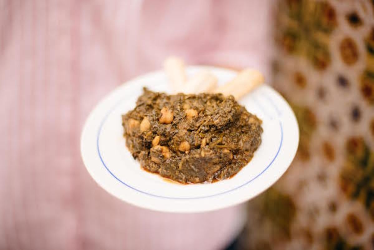 white bowl of stew