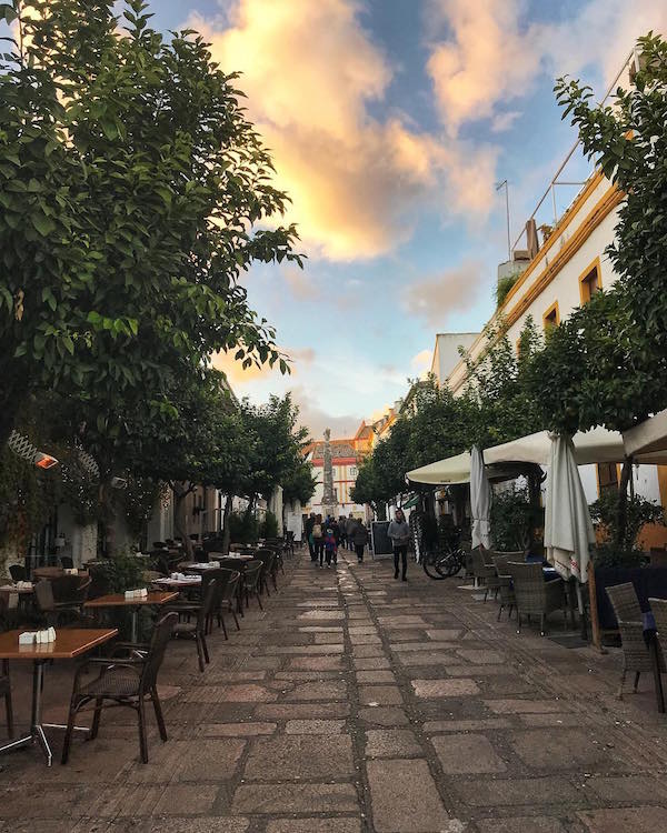 After following this itinerary of things to do in Cordoba, relax and enjoy an al fresco dinner in Plaza del Potro!