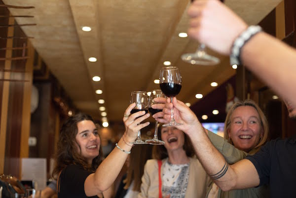 A true txikiteo in San Sebastian takes place in the most crowded of bars.