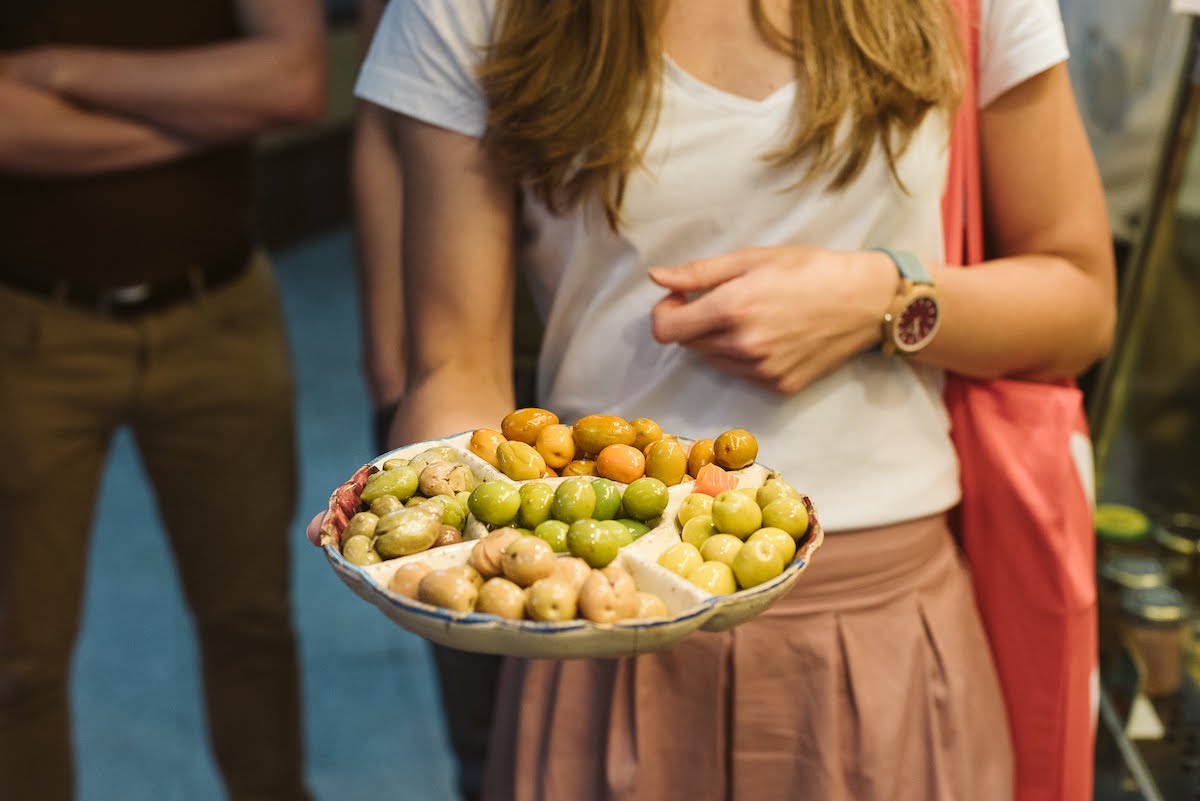 Variety of olives, a great food souvenir from Spain